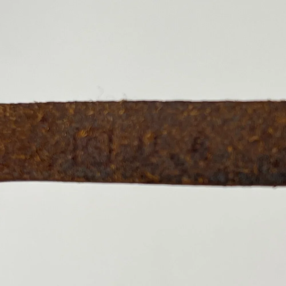 Hermès Vintage Hapi 4 Tours Leather Bracelet w/ Palladium Plated Buckle-Preowned